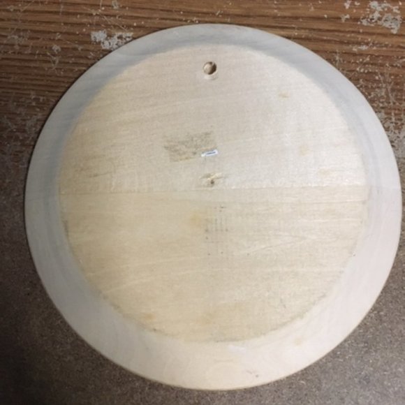 VTG Hand Painted 6" Round Wooden Souvenir Wall Plate Decor from Bulgaria - Picture 4 of 5